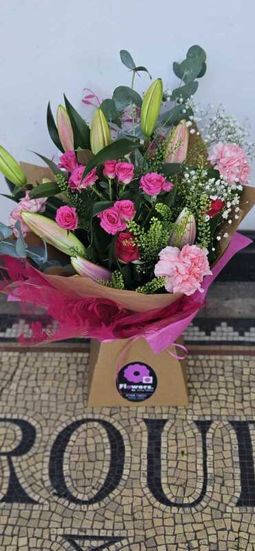 Flowers delivered to customer
