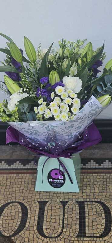 Flowers delivered to customer