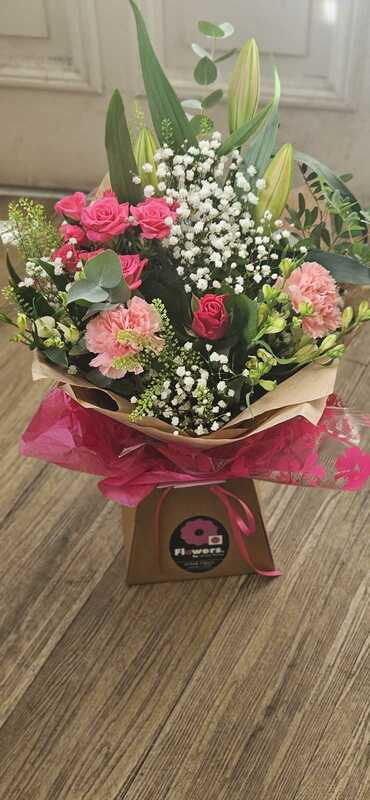 Flowers delivered to customer