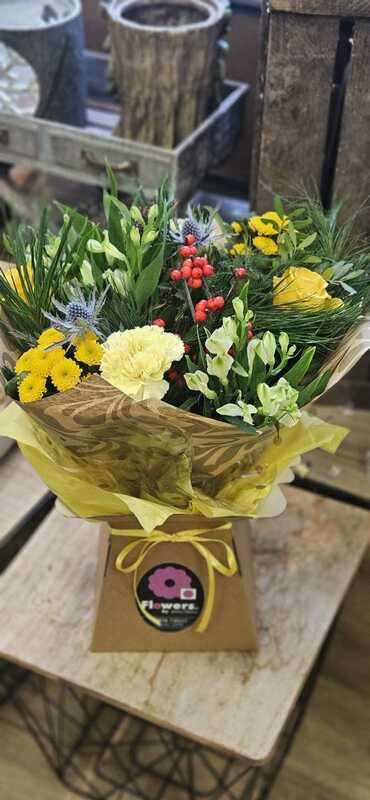 Flowers delivered to customer