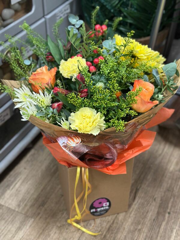 Flowers delivered to customer