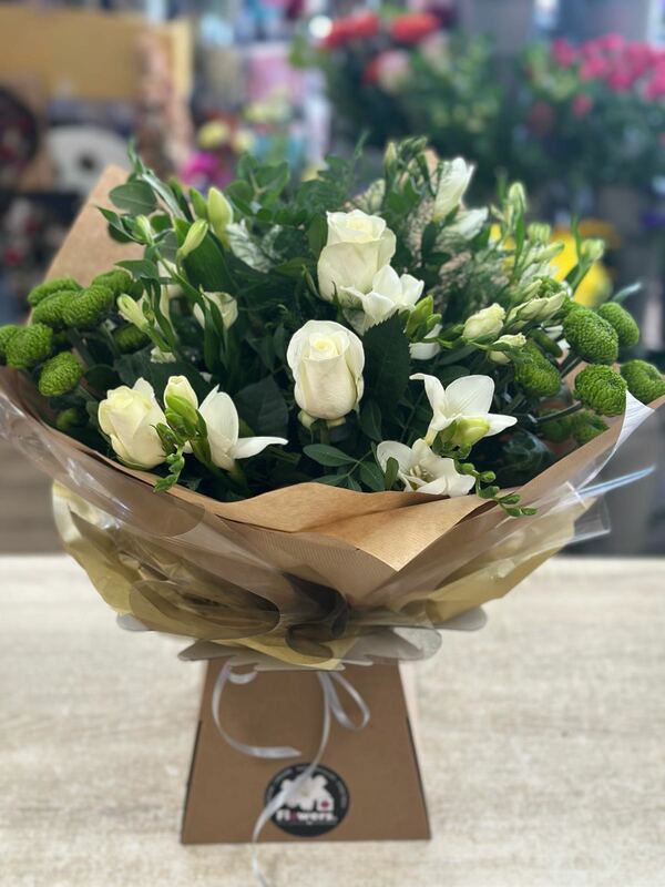 Flowers delivered to customer