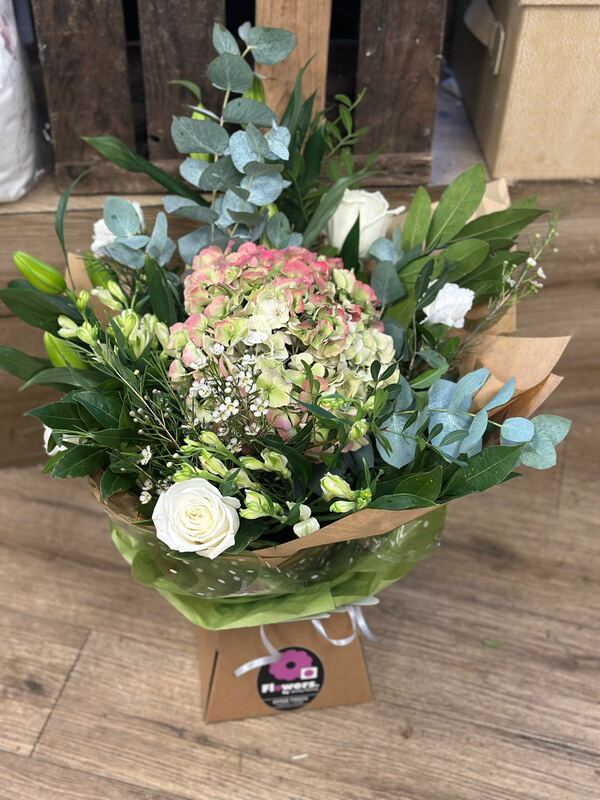 Flowers delivered to customer