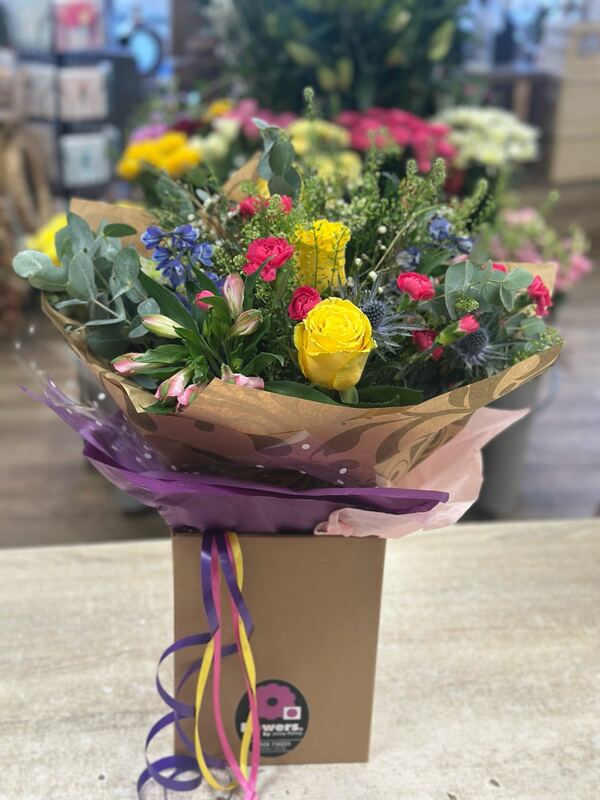 Flowers delivered to customer