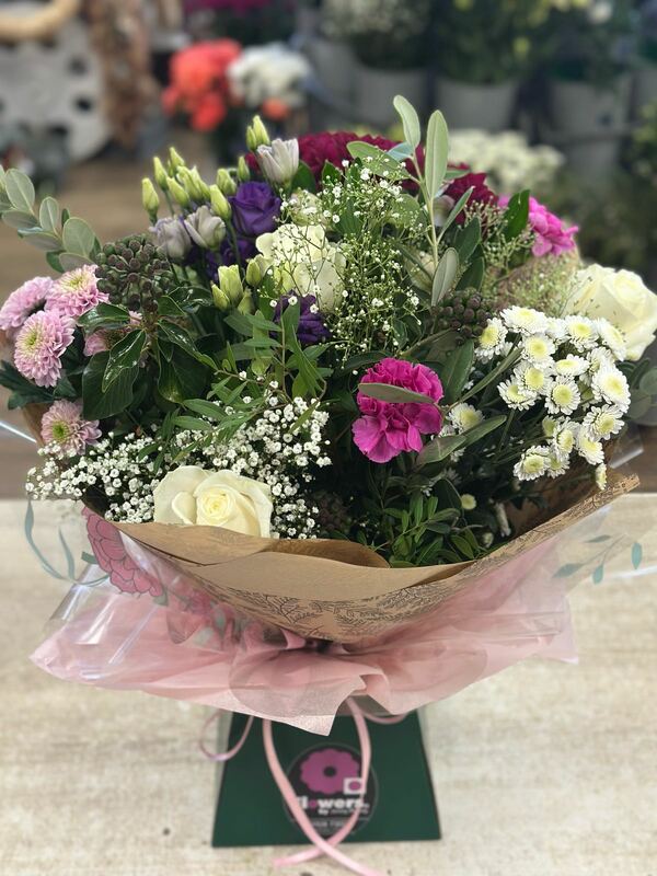 Flowers delivered to customer