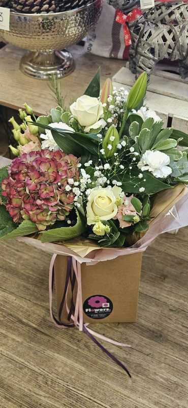 Flowers delivered to customer