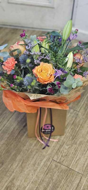 Flowers delivered to customer