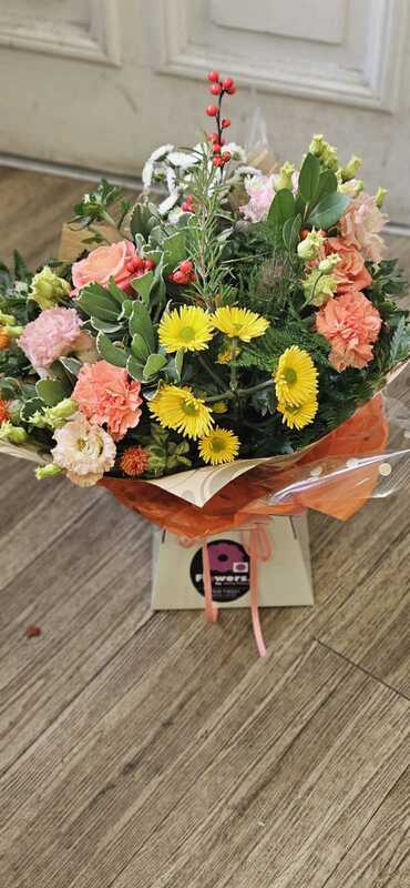 Flowers delivered to customer