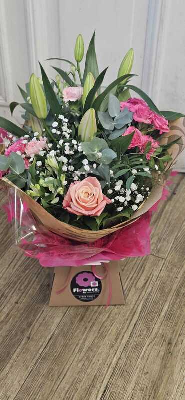 Flowers delivered to customer