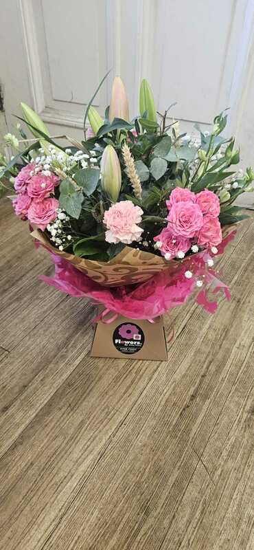 Flowers delivered to customer
