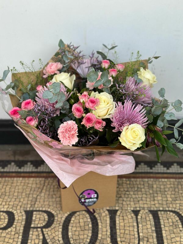 Flowers delivered to customer