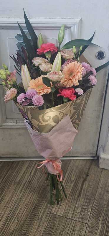 Flowers delivered to customer