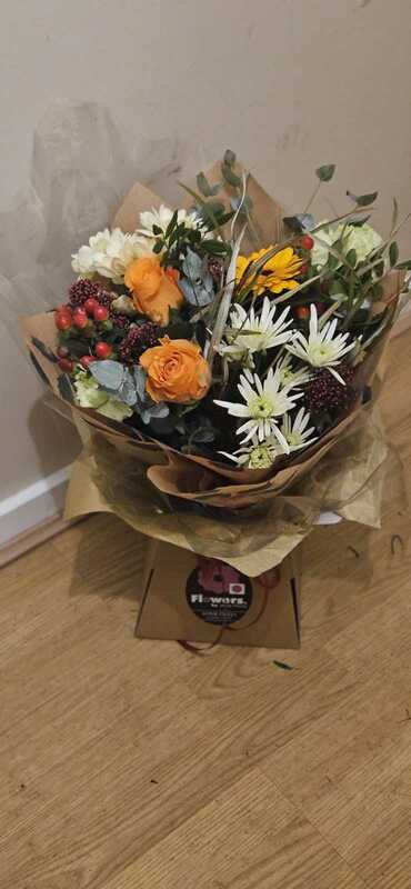 Flowers delivered to customer
