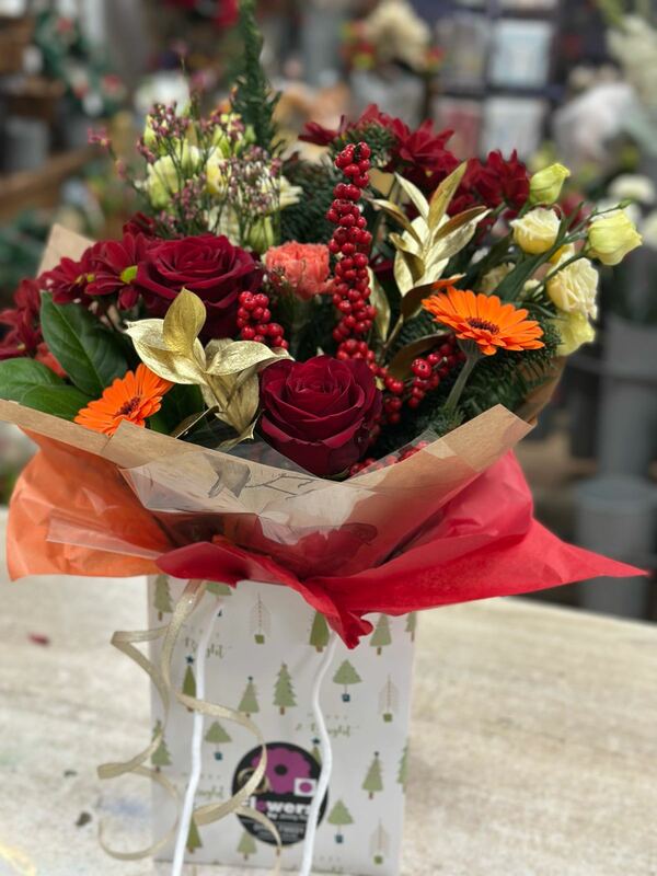 Flowers delivered to customer