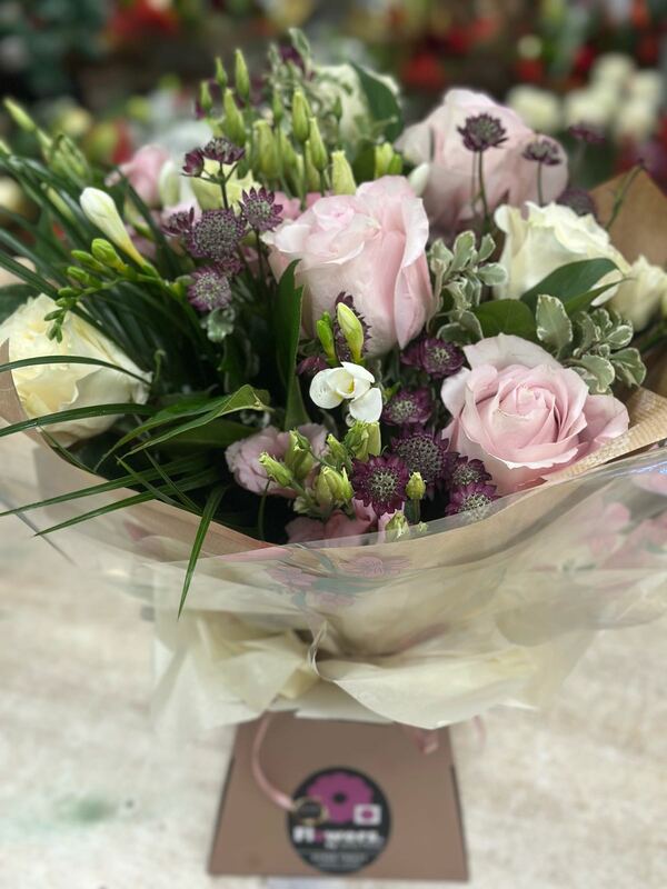 Flowers delivered to customer