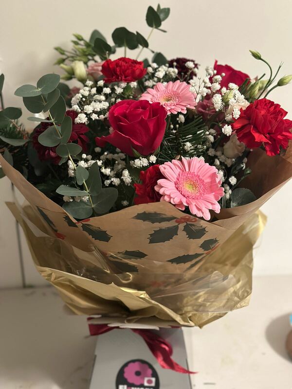 Flowers delivered to customer