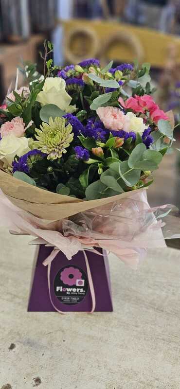Flowers delivered to customer