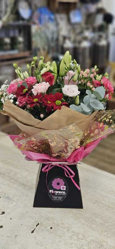 Flowers delivered to customer