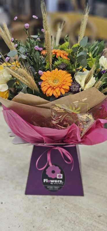 Flowers delivered to customer