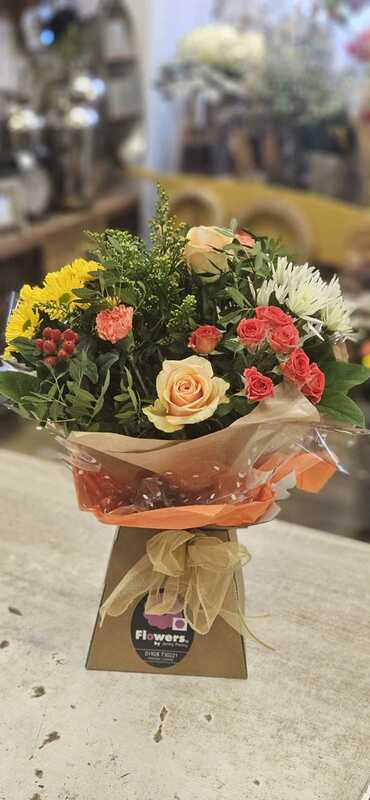 Flowers delivered to customer