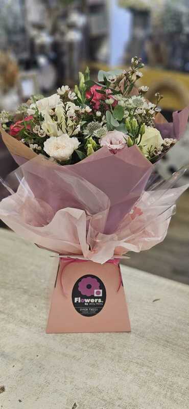 Flowers delivered to customer