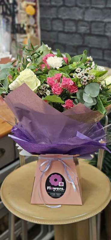 Flowers delivered to customer