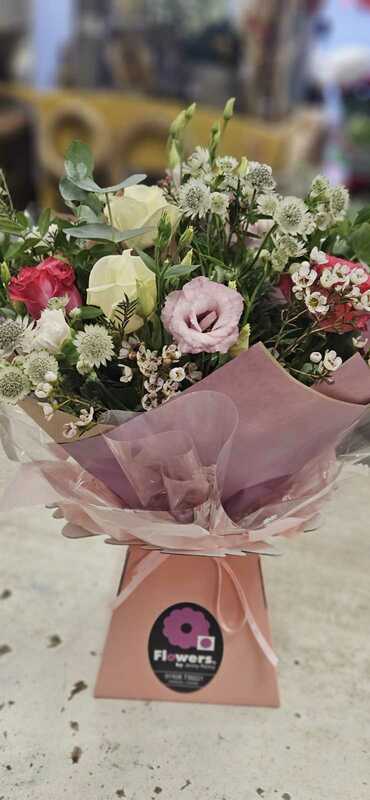 Flowers delivered to customer