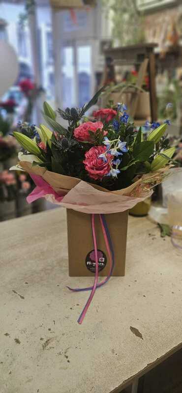 Flowers delivered to customer