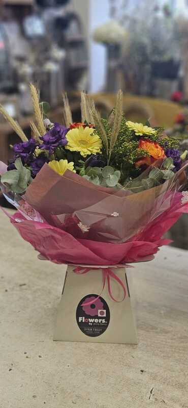 Flowers delivered to customer