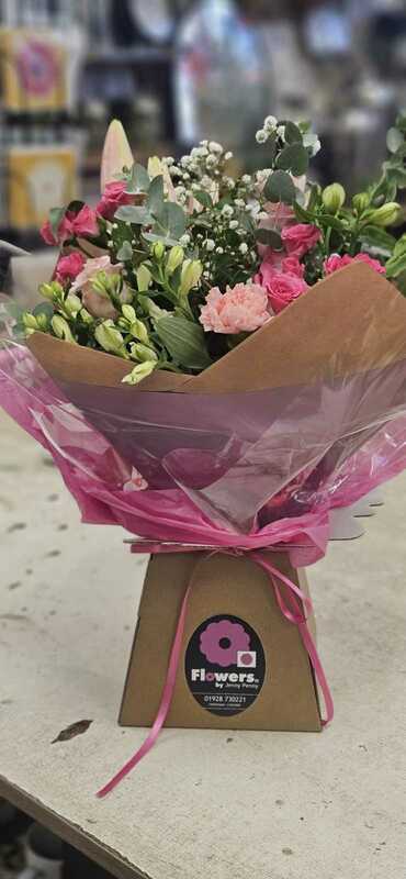 Flowers delivered to customer