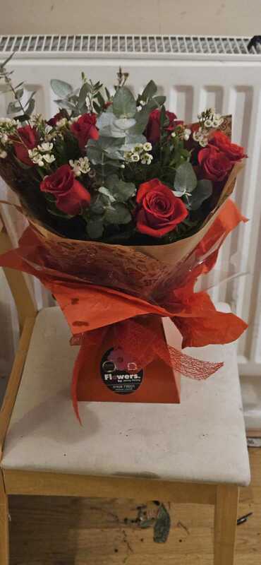 Flowers delivered to customer