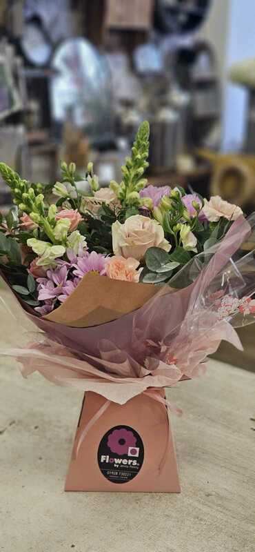 Flowers delivered to customer