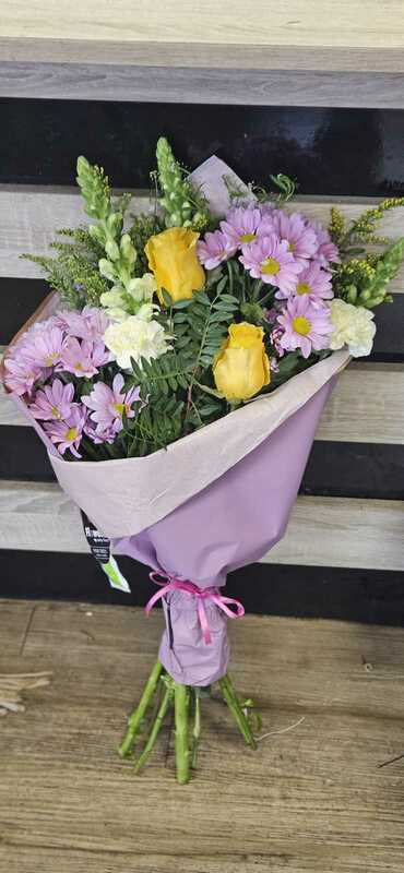 Flowers delivered to customer