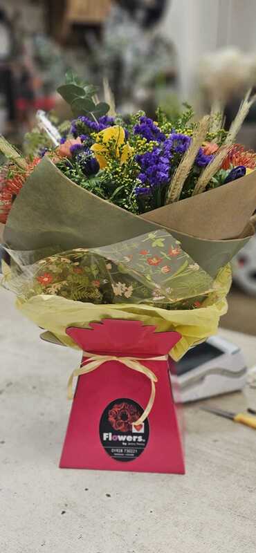 Flowers delivered to customer