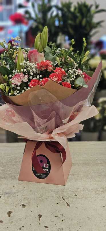 Flowers delivered to customer