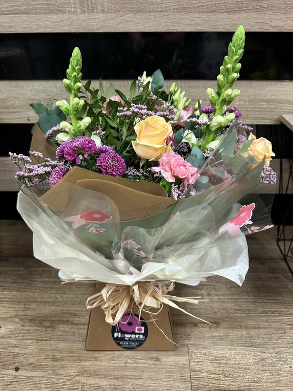 Flowers delivered to customer