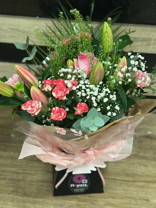 Flowers delivered to customer