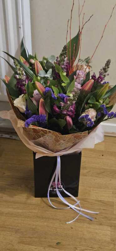 Flowers delivered to customer