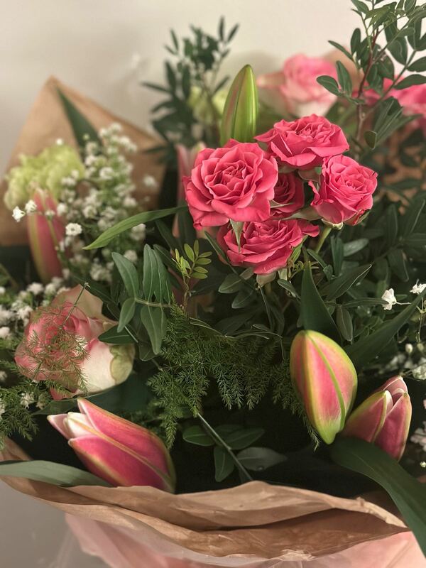 Flowers delivered to customer