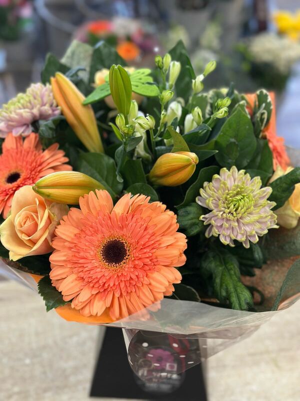 Flowers delivered to customer