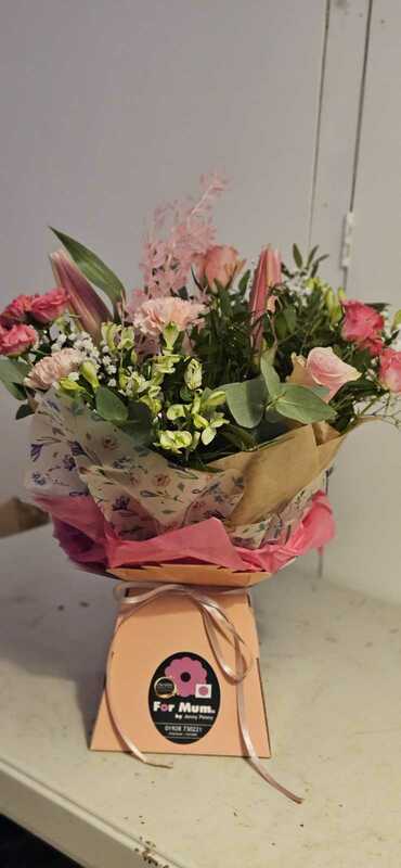 Flowers delivered to customer