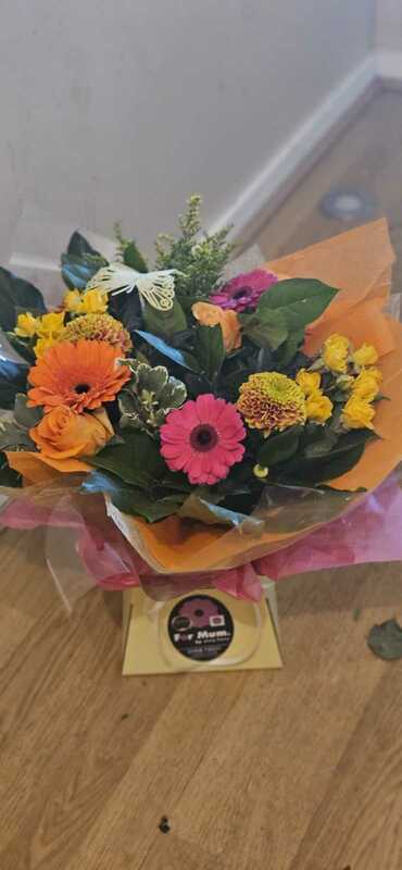 Flowers delivered to customer