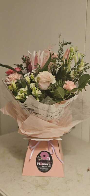 Flowers delivered to customer