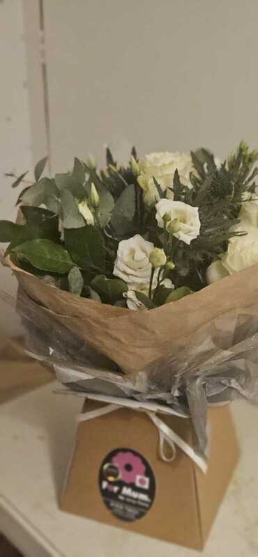 Flowers delivered to customer
