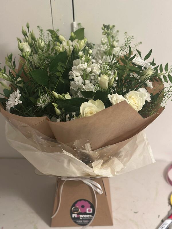 Flowers delivered to customer