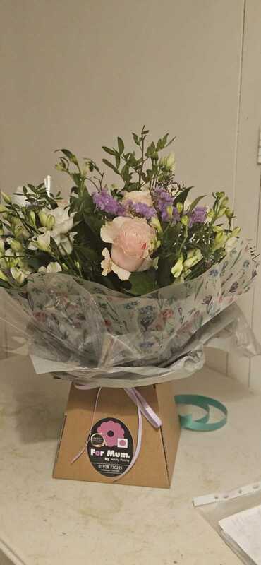 Flowers delivered to customer