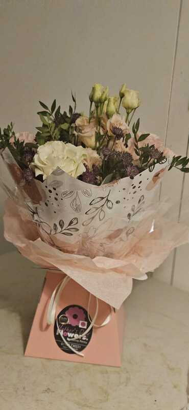 Flowers delivered to customer