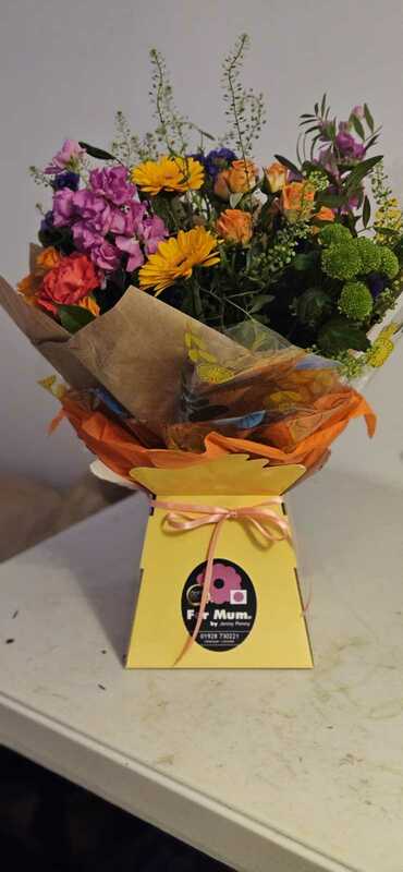 Flowers delivered to customer