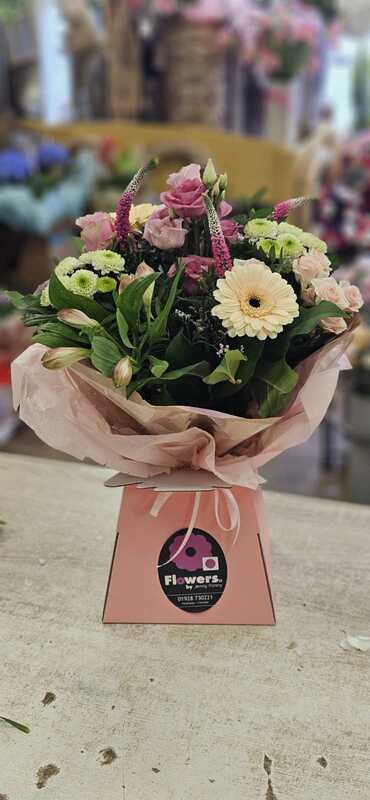 Flowers delivered to customer