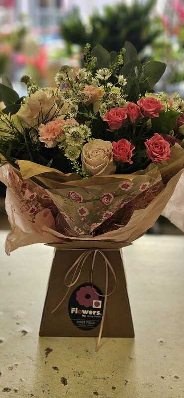 Flowers delivered to customer